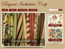 Tablet Screenshot of bryantfabrics.com